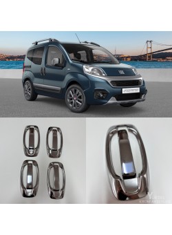 Fiat Fiorino Krom Kapı Kolu Set 8 Parça 2008-2024 Uyumlu 