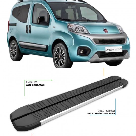 Fiat Fiorino Krom Yan Basamak 1.Kalite 2008-2023 Uyumlu