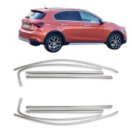 Fiat Egea Cross Krom Cam Çerçeve Tam Tur 2015-2023 Uyumlu 