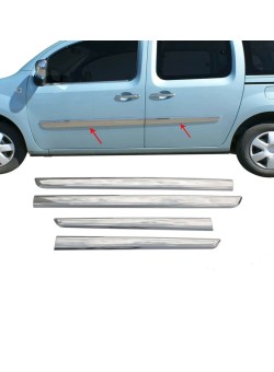 Renault Kangoo Krom Yan Kapı Çıtası 2008-2011 Uyumlu 