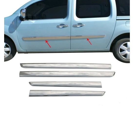 Renault Kangoo Krom Yan Kapı Çıtası 2008-2011 Uyumlu