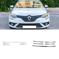 Renault Megane 4 Krom Ön Set 2016-2020 Uyumlu 