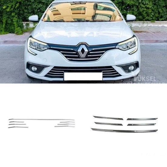 Renault Megane 4 Krom Ön Set 2016-2020 Uyumlu