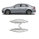 Audi A3 Krom Cam Çerçeve Nikelajı Tam Tur 2012-2021 Uyumlu