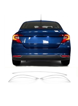 Fiat Egea Krom Arka Reflektör 3 Parça Paslanmaz Çelik 2014 Üzeri 