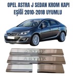 Opel Astra J Sedan Paslanmaz Kapı Eşiği 2010 Üzeri Uyumlu 