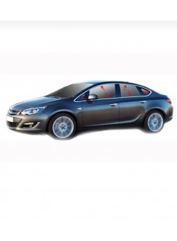 Opel Astra J Krom Paslanmaz Çelik Cam Çerçeve 2012-2020 Sedan 