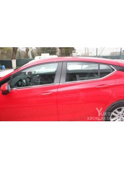 Opel Astra K Krom Cam Çıtası 2015 Üzeri 8 Parça 