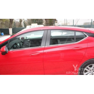 Opel Astra K Krom Cam Çıtası 2015 Üzeri 8 Parça
