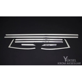Opel Astra K Krom Cam Çıtası 2015 Üzeri 8 Parça