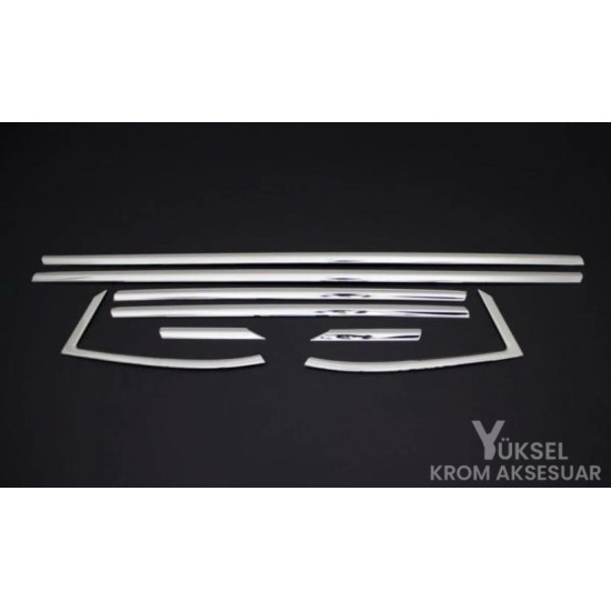 Opel Astra K Krom Cam Çıtası 2015 Üzeri 8 Parça Opel Astra K Krom Cam Çıtası 2015 Üzeri 8 Parça