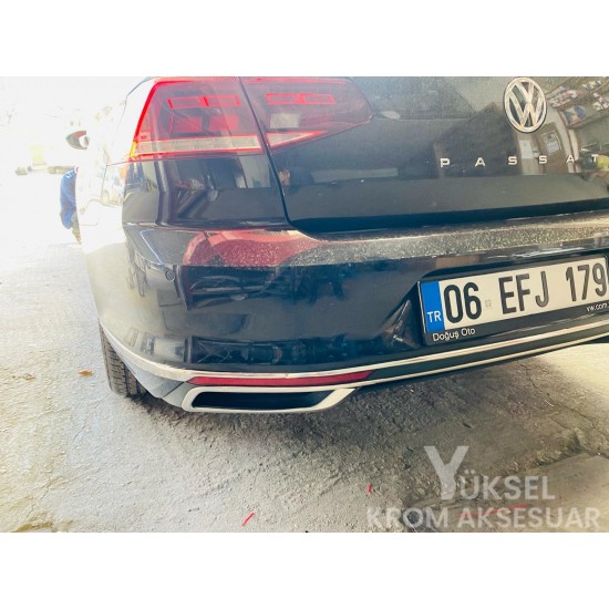 Volkswagen Passat B8.5 Krom Difizör Tek Çıkışlı 2019 Üzeri