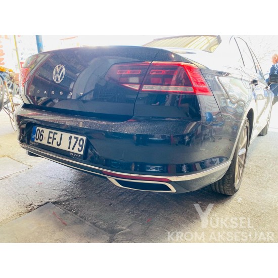 Volkswagen Passat B8.5 Krom Difizör Tek Çıkışlı 2019 Üzeri