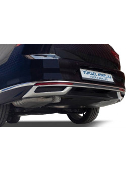 Volkswagen Passat B8.5 Krom Arka Difizör 2019 Üzeri (GENİŞ MODELİ) 