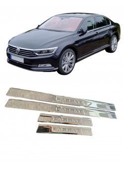 Volkswagen Passat B8 Krom Kapı Eşiği 2015-2019 Uyumlu