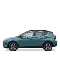 Hyundai Bayon Krom Cam Çerçevesi 12 Parça 2021-2024 Uyumlu Paslanmaz Çelik Hyundai Bayon Krom Cam Çerçevesi 12 Parça 2021-2024 Uyumlu Paslanmaz Çelik