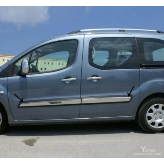 Citroen Berlingo Krom Yan Kapı Çıtası 2008 Üzeri