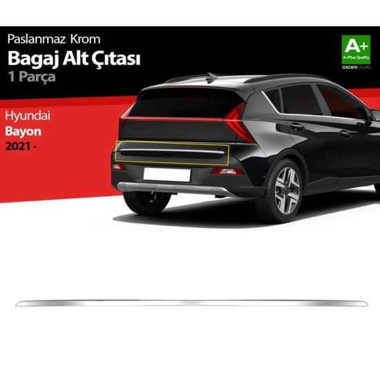 Hyundai Bayon Krom Bagaj Alt Çıtası 2021 Üzeri 
