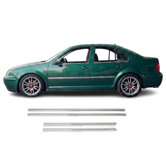 Volkswagen Bora Krom Yan Kapı Çıtası 1998-2004 Volkswagen Bora Krom Yan Kapı Çıtası 1998-2004