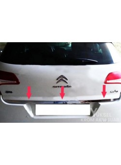 Citroen C4 Krom Bagaj Alt Çıtası 2010