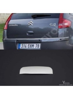 Citroen C4 Hb Krom Bagaj Açma Nikelajı 2004-2011 Uyumlu 