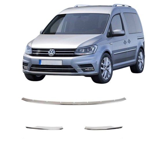 Volkswagen Caddy Krom Ön Tampon Çıtası 2015-2019