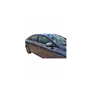 Renault Megane 4 Sedan Krom Cam Çıtası 6 Parça 2016 Ve Üzeri Uyumlu