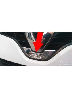 Renault Clio 4 Krom Ön Logo Altı 2012-2019