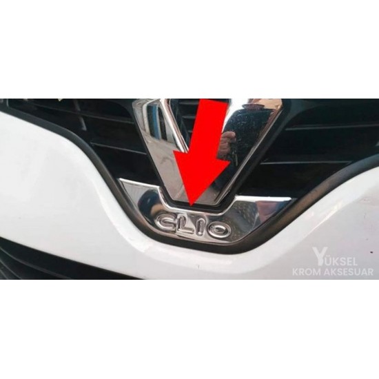 Renault Clio 4 Krom Ön Logo Altı 2012-2019