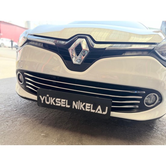 Renault Clio 4 Hb Krom Ön Tampon Çıtası 2013-2016