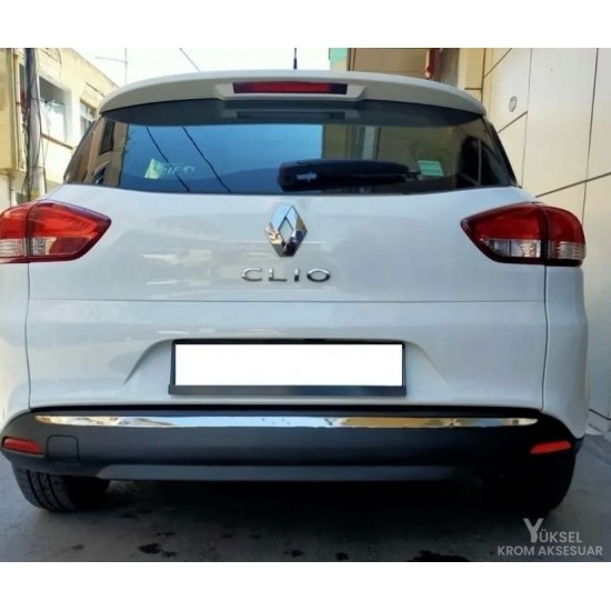 Renault Clio 4 Sw Krom Arka Tampon Çıtası 2012 Üzeri