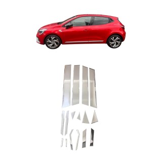 Renault Clio 5 Krom Direk Nikelajı 16 Parça 2019 Üzeri Renault Clio 5 Krom Direk Nikelajı 16 Parça 2019 Üzeri