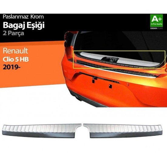 Renault Clio 5 Krom Bagaj İç Eşiği 2019 Üzeri