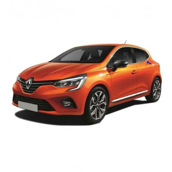 Renault Clio 5 Krom Cam Çerçevesi 12Prç. 2019