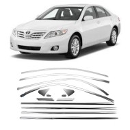 Toyota Corolla Krom Cam Çerçeve Tam Tur 2007-2012 Uyumlu Toyota Corolla Krom Cam Çerçeve Tam Tur 2007-2012 Uyumlu