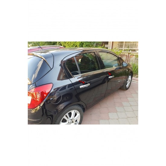 Opel Corsa D Krom Kapı Kolu 4 Kapı 2006-2014 Paslanmaz Çelik