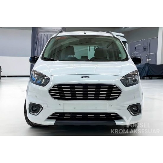 Ford Courier Ön Panjur Kromu 42 Parça 2018-2023 Arası