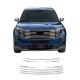 Ford Courier Krom Ön Panjur 2023 Üzeri Uyumlu Ford Courier Krom Ön Panjur 2023 Üzeri Uyumlu