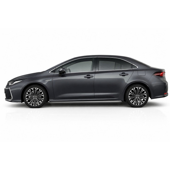 Toyota Corolla Krom Cam Çerçeve Tam Tur 2019 Üzeri Uyumlu