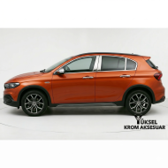 Fiat Egea Cross Krom Kapı Kolu 2015 Üzeri Uyumlu 