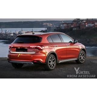 Fiat Egea Cross Krom Bagaj Alt Çıtası 2015 Üzeri Uyumlu