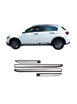 Fiat Egea Cross Krom Yan Kapı Çıtası 2015 Üzeri Uyumlu 