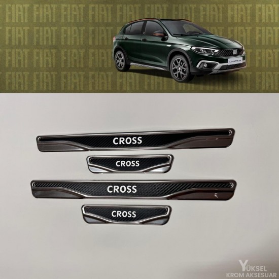 Fiat Egea Cross Krom Kapı Eşiği 2015 Üzeri