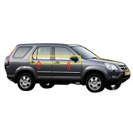 Honda Crv Krom Cam Çıtası 2002-2006 Uyumlu  