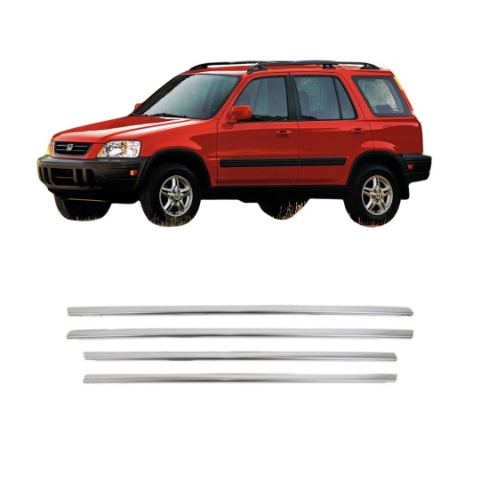 Honda Crv Krom Cam Çıtası 1996-2001 Uyumlu 
