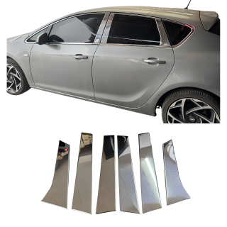 Opel Astra J Hb Krom Kapı Direği 2010 Üzeri Uyumlu Paslanmaz Çelik