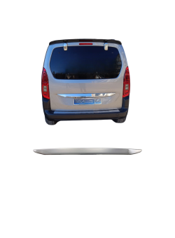 Peugeot Rifter Krom Bagaj Çıtası Plakalık Üstü 2019 Üzeri
