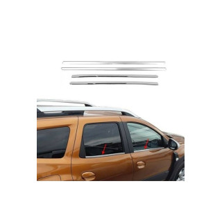 Dacia Duster Krom Parlak Cam Çıtası 2018 Üzeri Uyumlu