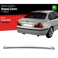 Bmw E46 Krom Bagaj Çıtası 1998-2005 Uyumlu 
