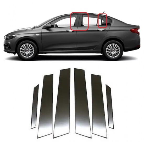 Fiat Egea Krom Direk Nikelajı 2014-2023 Uyumlu